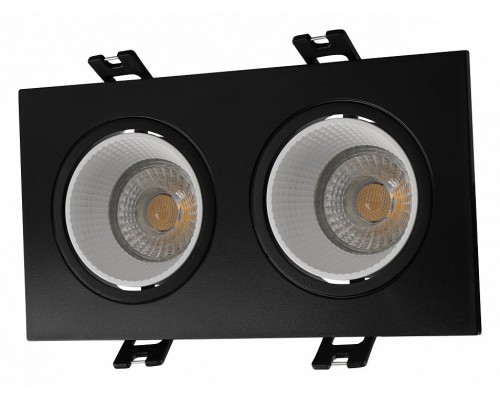 Встраиваемый светильник Denkirs Rodvig DK3072-BK+WH