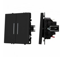 Выключатель двухклавишный без рамки Arlight SWT 054264