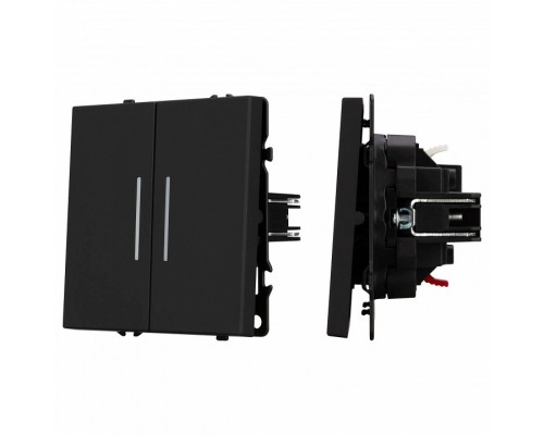 Выключатель двухклавишный без рамки Arlight SWT 054264