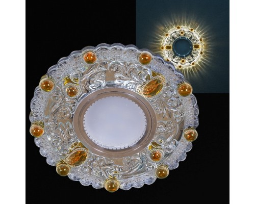 Встраиваемый светильник 14339-9.0-001LD MR16+LED3W WT+TEA