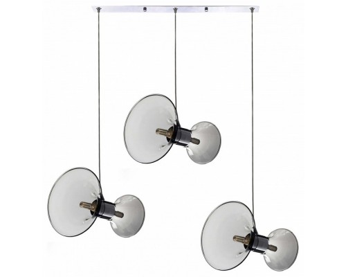 Подвесной светильник LUMINA DECO Warni LDP 6819-3 GY Подвесной светильник LUMINA DECO Warni LDP 6819-3 GY