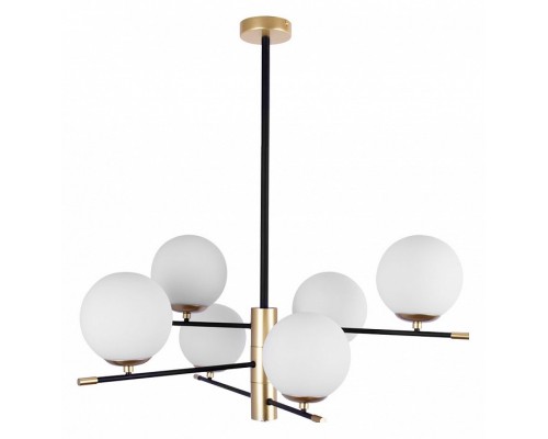 Люстра на штанге Arte Lamp Arkab A2225LM-6BK Люстра на штанге Arte Lamp Arkab A2225LM-6BK
