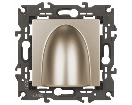 Розетка для вывод кабеля без рамки Эра Эра Elegance 14-6003-04