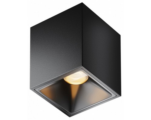 Накладной светильник Maytoni Alfa LED C065CL-8W2.7K-SQ-B Накладной светильник Maytoni Alfa LED C065CL-8W2.7K-SQ-B