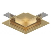 Соединитель угловой L-образный для треков встраиваемых Denkirs SHINE HIDE TR5705-SB