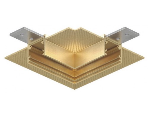 Соединитель угловой L-образный для треков встраиваемых Denkirs SHINE HIDE TR5705-SB