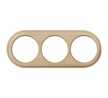 Рамка на 3 поста Werkel Legend (светлый бук) W0035224