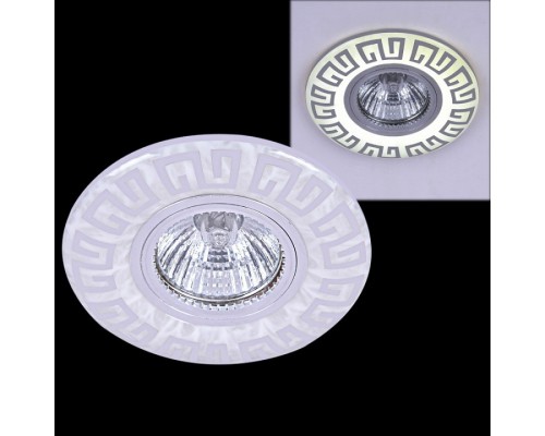 Встраиваемый светильник 09504-9.0-001MN MR16+LED3W WH/CR