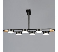 Люстра на штанге 02760-1 02760-0.3-06 BK+WOOD GX53