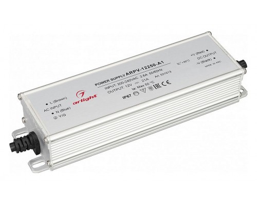 Блок питания с проводом Arlight ARPV 031513 Блок питания с проводом Arlight ARPV 031513