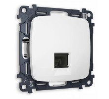Розетка Ethernet RJ-45 и со шторками, без рамки Ambrella Volt Quant MO132010