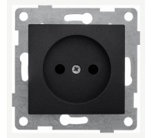 Розетка без заземления и со шторкой, без рамки Gusi Electric BRAVO С10Р2-010