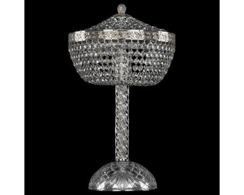 Настольная лампа декоративная Bohemia Ivele Crystal 1905 19051L4/25IV Ni Настольная лампа декоративная Bohemia Ivele Crystal 1905 19051L4/25IV Ni