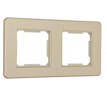 Рамка на 2 поста Arte Milano am-502.16 502.16-2.shampan