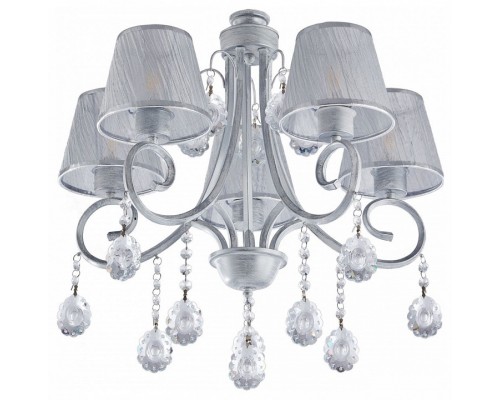 Люстра на штанге Arte Milano Amalfi-7146 337146/5 WT+SL Люстра на штанге Arte Milano Amalfi-7146 337146/5 WT+SL
