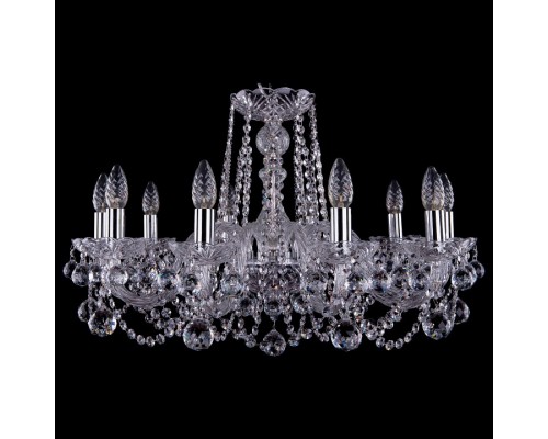 Подвесная люстра Bohemia Ivele Crystal 1402 1402/10/240/Ni/Balls Подвесная люстра Bohemia Ivele Crystal 1402 1402/10/240/Ni/Balls