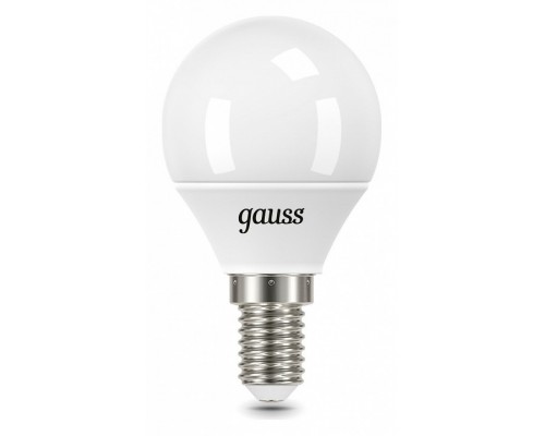 Лампа светодиодная Gauss Шар E14 9.5Вт 6500K 105101310 Лампа светодиодная Gauss Шар E14 9.5Вт 6500K 105101310