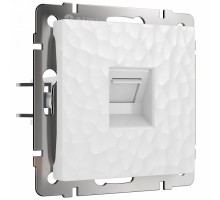 Розетка Ethernet RJ-45 без рамки Werkel Hammer белый W1281001