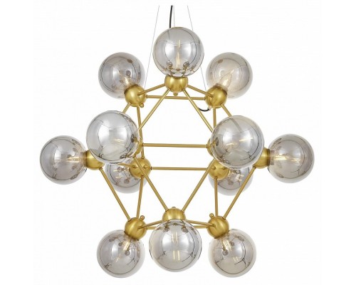 Подвесная люстра LUMINA DECO Zodiak LDP 160N-12 MD+GY Подвесная люстра LUMINA DECO Zodiak LDP 160N-12 MD+GY