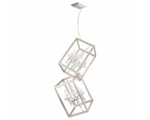 Подвесная люстра Lucia Tucci Inessa INESSA 3850.8 silver Подвесная люстра Lucia Tucci Inessa INESSA 3850.8 silver