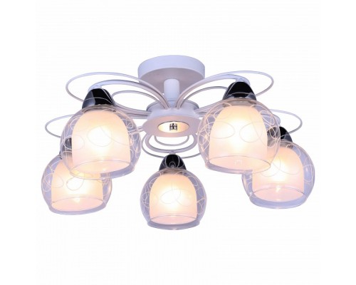 Люстра на штанге Arte Lamp 7585 A7585PL-5WH Люстра на штанге Arte Lamp 7585 A7585PL-5WH