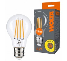 Лампа светодиодная Wolta  E27 15Вт 3000K WF-A60-15W3KE27