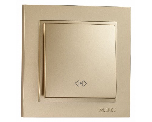 Выключатель перекрестный одноклавишный Mono Electric Despina 102-222225-112 Выключатель перекрестный одноклавишный Mono Electric Despina 102-222225-112