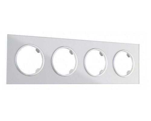 Рамка на 4 поста Arte Milano am-502.01 502.01-4.silver Рамка на 4 поста Arte Milano am-502.01 502.01-4.silver