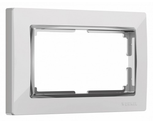 Рамка для двойной розетки Werkel Snabb белый W0081901 Рамка для двойной розетки Werkel Snabb белый W0081901