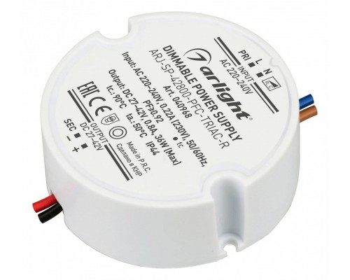 Блок питания с проводом Arlight ARJ 0040968 Блок питания с проводом Arlight ARJ 0040968