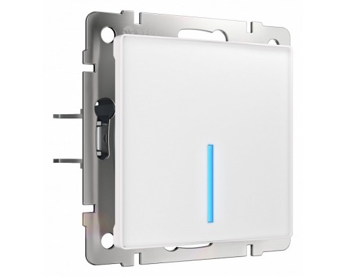 Выключатель сенсорый одноклавишный с подсветкой и функцией Wi-Fi, без рамки Werkel белый W4510601 Выключатель сенсорый одноклавишный с подсветкой и функцией Wi-Fi, без рамки Werkel белый W4510601