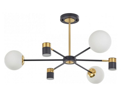 Люстра на штанге Arte Milano Ferrara-71040 274802/6 BK/GD