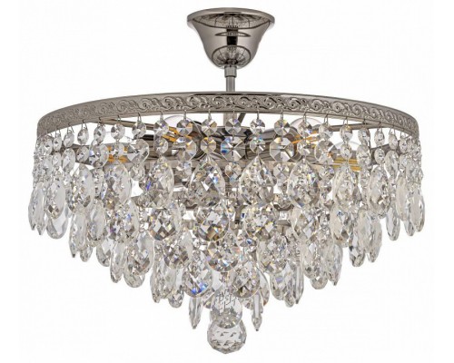 Люстра на штанге Arti Lampadari Castellana Nickel Castellana E 1.3.38.608 N Люстра на штанге Arti Lampadari Castellana Nickel Castellana E 1.3.38.608 N