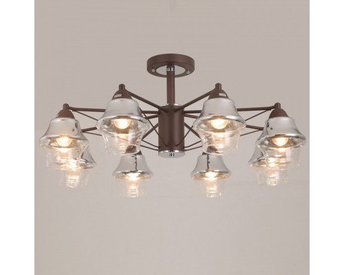 Люстра на штанге ILLUMICO IL1303-8CPA-19 CF CR Люстра на штанге ILLUMICO IL1303-8CPA-19 CF CR