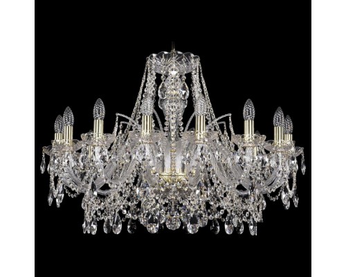 Подвесная люстра Bohemia Ivele Crystal 1411 1411/16/300/G Подвесная люстра Bohemia Ivele Crystal 1411 1411/16/300/G