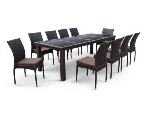 Набор уличный T438/Y380A-W53 Brown 10PCS Набор уличный T438/Y380A-W53 Brown 10PCS