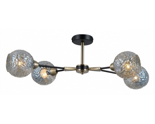 Люстра на штанге ILLUMICO  IL0253-4CSQ-79 BK AB