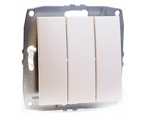 Выключатель трехклавишный без рамки Mono Electric Despina / Larissa 500-002522-114 Выключатель трехклавишный без рамки Mono Electric Despina / Larissa 500-002522-114