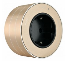 Розетка с заземлением на треке Arte Milano Am-track-sockets 380011TS/ES Gold