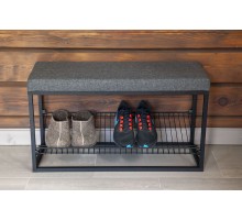 Банкетка-стеллаж для обуви Крафт 1