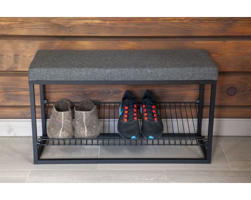Банкетка-стеллаж для обуви Крафт 1