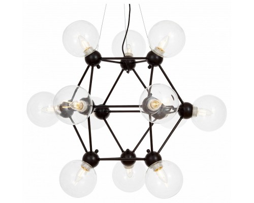 Подвесная люстра LUMINA DECO Zodiak LDP 160N-12 BK+PR Подвесная люстра LUMINA DECO Zodiak LDP 160N-12 BK+PR