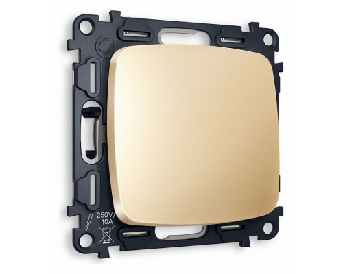 Выключатель перекрестный одноклавишный без рамки Ambrella Volt Quant MO601030