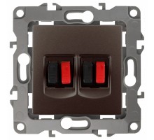 Розетка акустическая без рамки Эра Эра 12 12-3112-13