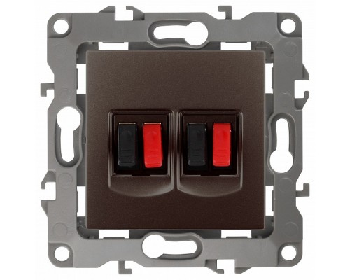 Розетка акустическая без рамки Эра Эра 12 12-3112-13