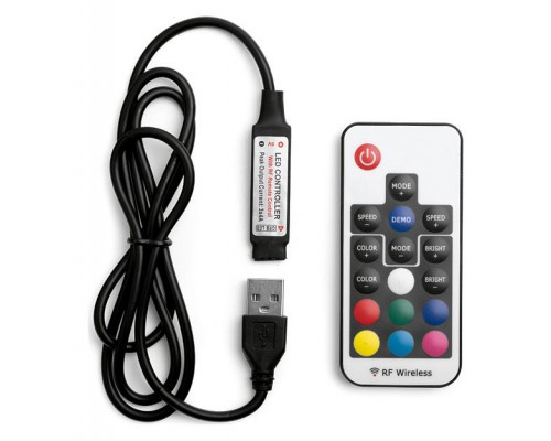 Контроллер-регулятор цвета RGB с пультом ДУ Wolta  WLC-CP/02