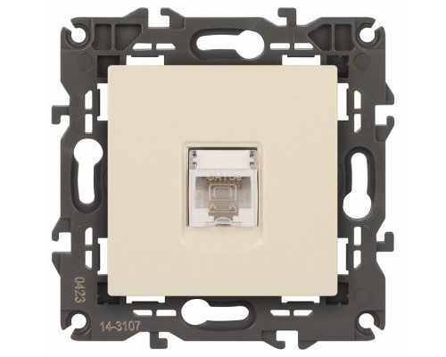 Розетка Ethernet RJ-45 без рамки Эра Эра Elegance 14-3107-02