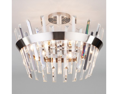 Светильник на штанге TK Lighting Steccato 10111/5 сатин-никель/прозрачный Светильник на штанге TK Lighting Steccato 10111/5 сатин-никель/прозрачный