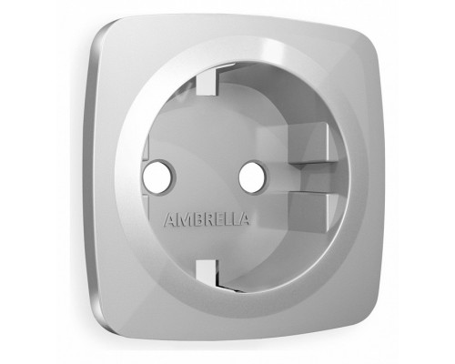 Накладка для розетки с заземлением Ambrella Volt Quant OP4060