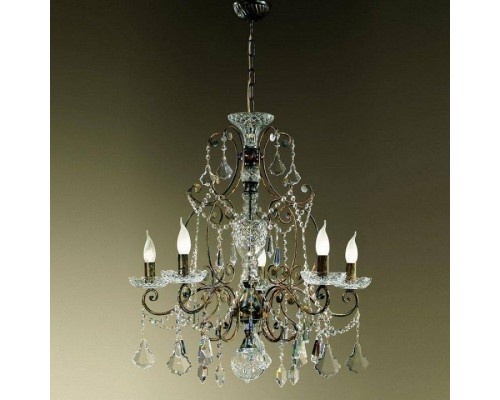 Подвесная люстра MM Lampadari Preziosa 6470/5 V1021 Подвесная люстра MM Lampadari Preziosa 6470/5 V1021